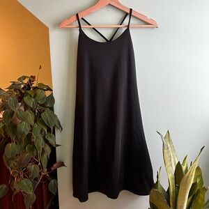 Black Strappy Athletic Dress